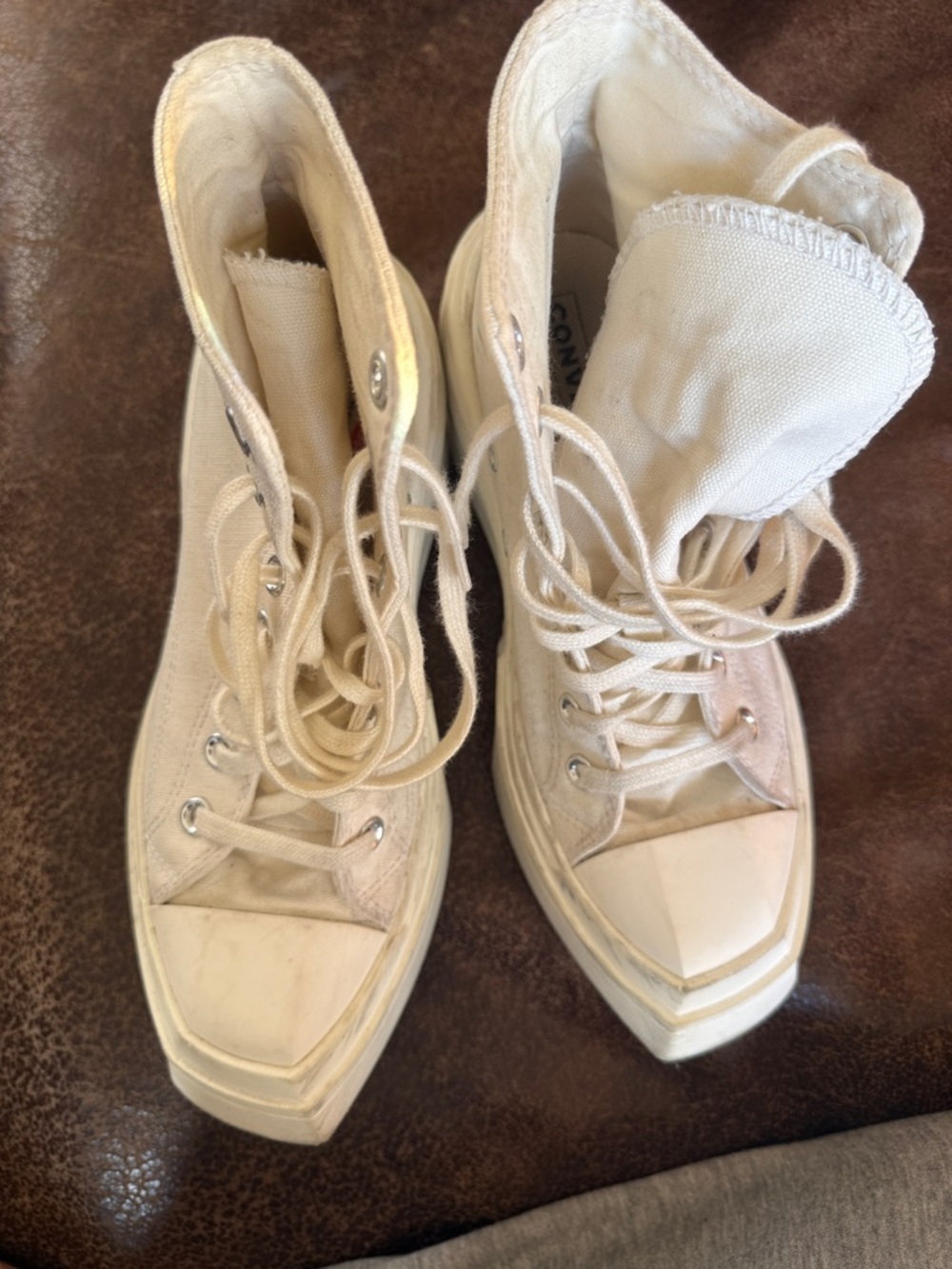 Converse Chuck 70 De Luxe Wedge Platform Heel A06479C White US 7